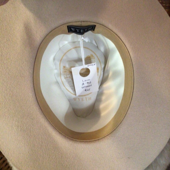 New! Wyeth wool leather band rancher main image 4